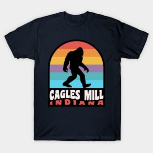 Cagles Mill Indiana Bigfoot Sasquatch Cataract Lake T-Shirt